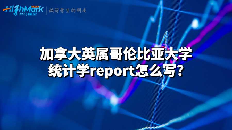 統(tǒng)計學(xué)report怎么寫?