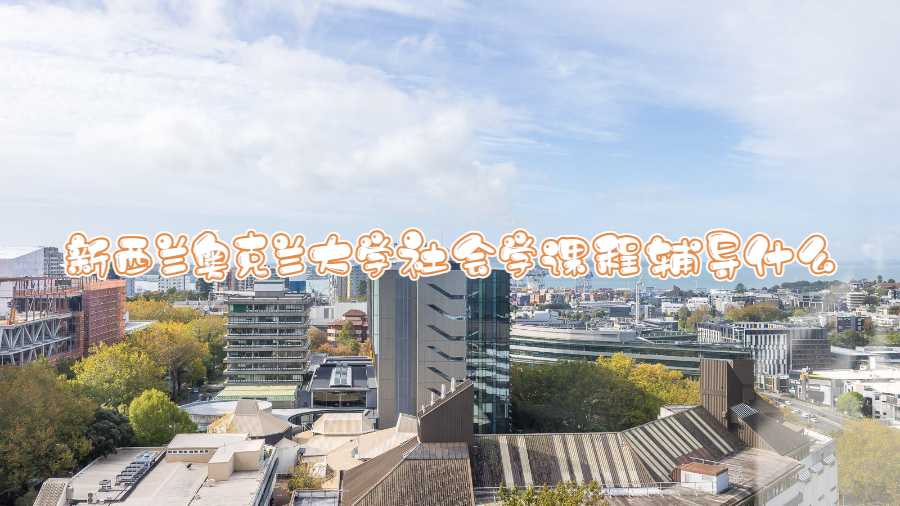 新西蘭奧克蘭大學(xué)社會學(xué)課程輔導(dǎo)什么