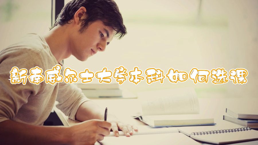 新南威爾士大學本科如何選課