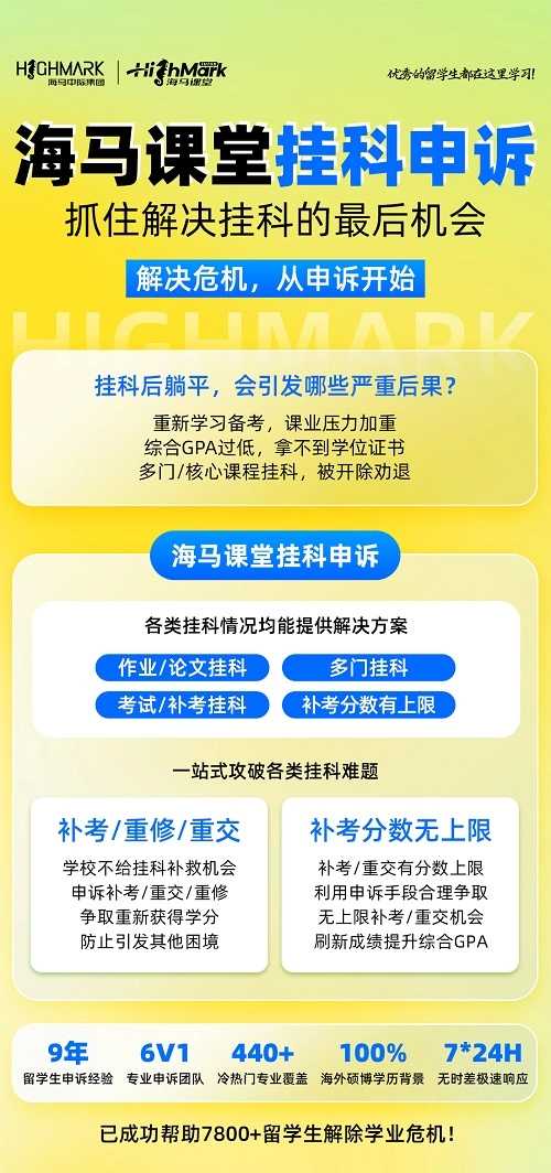 墨爾本大學(xué)對掛科多的學(xué)生會直接勸退嗎